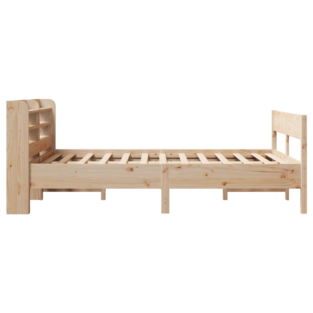 Cadre de lit sans matelas 160x200 cm bois massif de pin