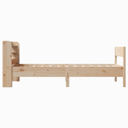 Cadre de lit sans matelas 100x200 cm bois massif de pin