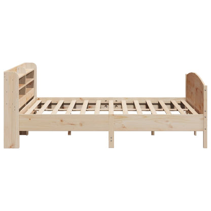 Cadre de lit sans matelas 200x200 cm bois massif de pin