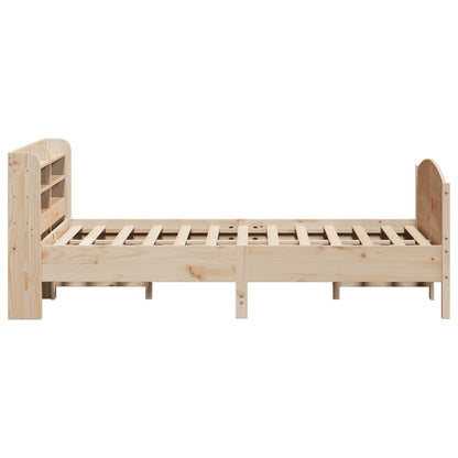 Cadre de lit sans matelas 160x200 cm bois massif de pin