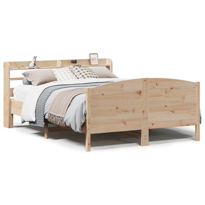 Cadre de lit sans matelas 150x200 cm bois de pin massif