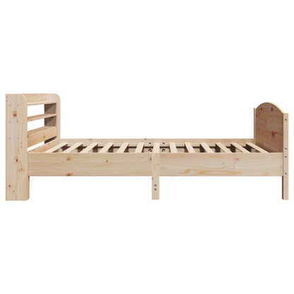 Cadre de lit sans matelas 100x200 cm bois massif de pin