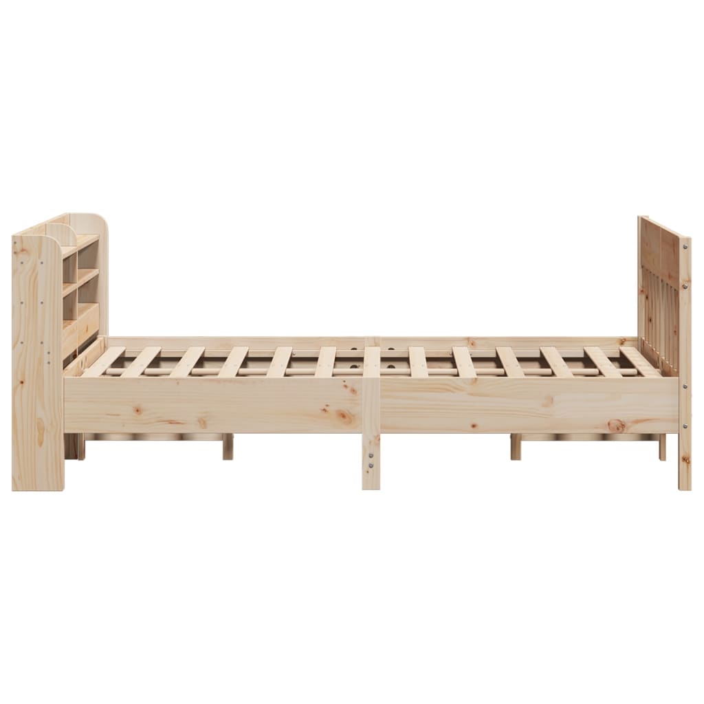 Cadre de lit sans matelas 150x200 cm bois de pin massif