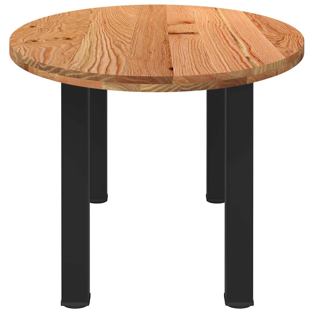 Table à manger 220x100x74 cm bois de chêne massif ovale