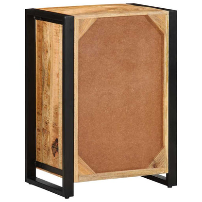 Armoire à tiroir 50x35x70 cm bois de manguier massif brut