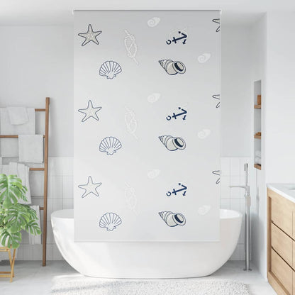 Store enrouleur de douche 140x240 cm largeur du tissu 136 cm