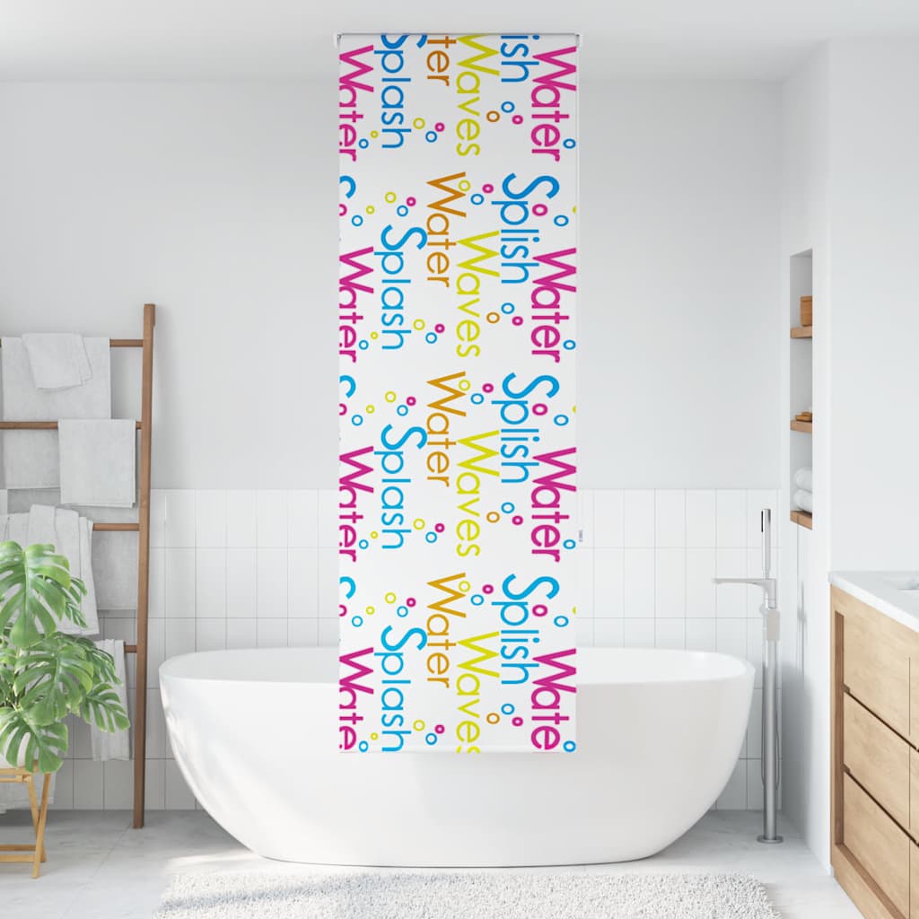 Store enrouleur de douche 60x240 cm largeur du tissu 56 cm