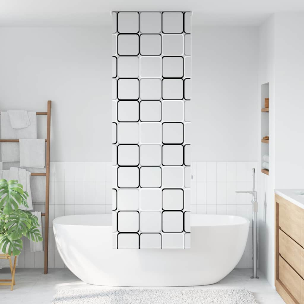 Store enrouleur de douche 60x240 cm largeur du tissu 56 cm