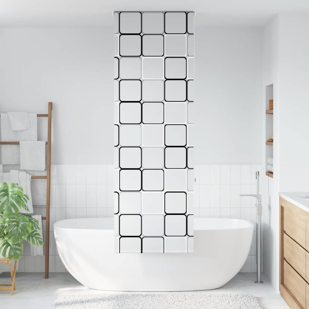 Store enrouleur de douche 70x240 cm largeur du tissu 66 cm