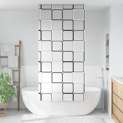 Store enrouleur de douche 110x240 cm largeur du tissu 106 cm