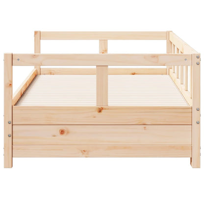 Lit de jour sans matelas 90x190 cm bois de pin massif