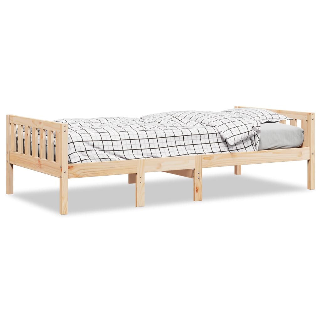 Lit pour enfants sans matelas 90x200 cm bois de pin massif