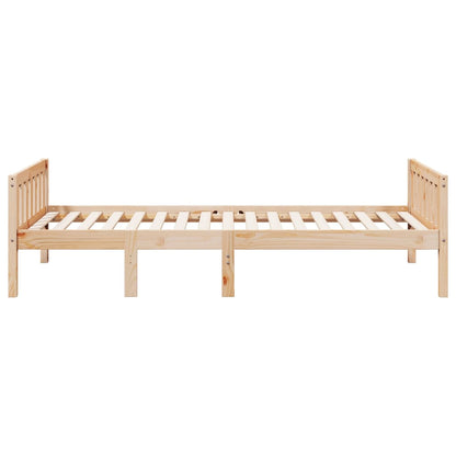 Lit pour enfants sans matelas 90x200 cm bois de pin massif