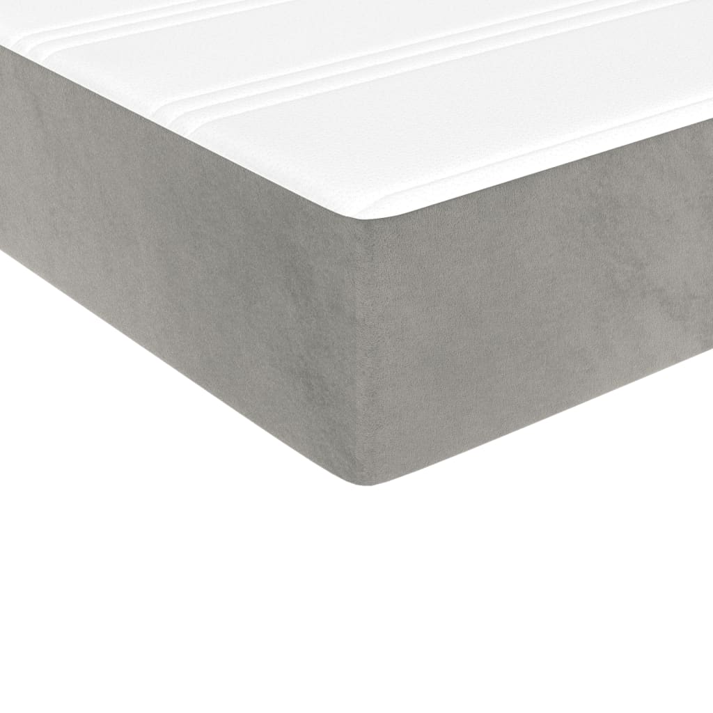 Matelas à ressorts ensachés pour enfants 80x160 cm velours