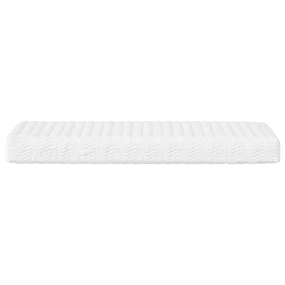 Matelas en mousse blanc 90x210 cm dureté H2 H3