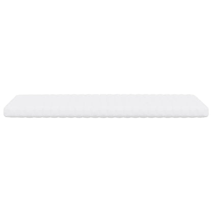 Matelas en mousse blanc 90x220 cm 7 zones dureté 20 ILD