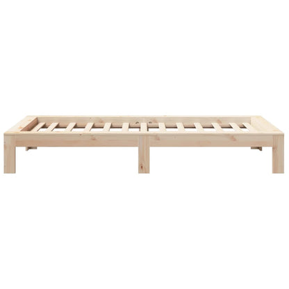 Cadre de lit sans matelas 90x190 cm bois de pin massif