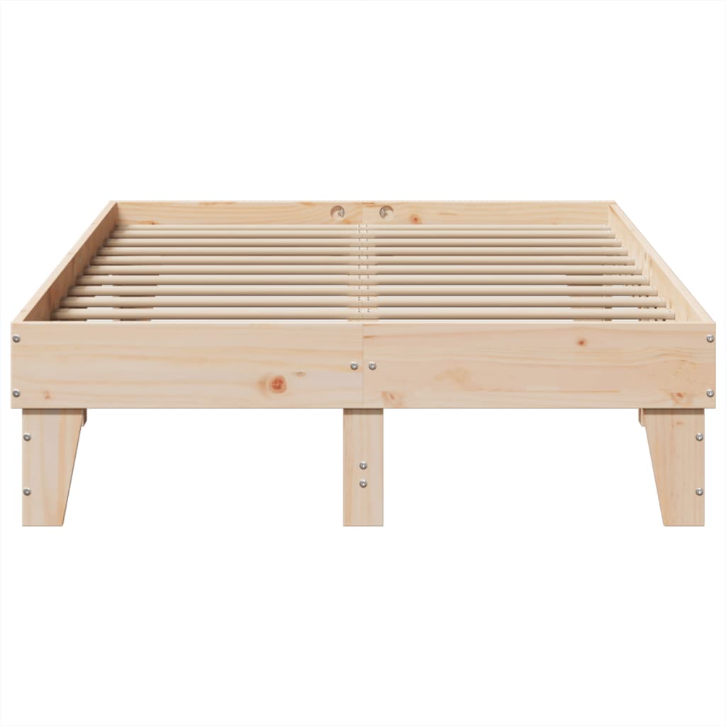 Cadre de lit sans matelas 120x200 cm bois de pin massif