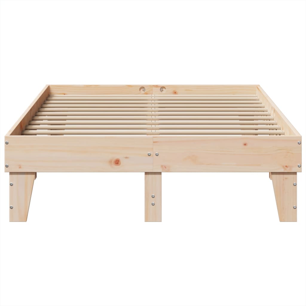 Cadre de lit sans matelas 120x190 cm bois de pin massif