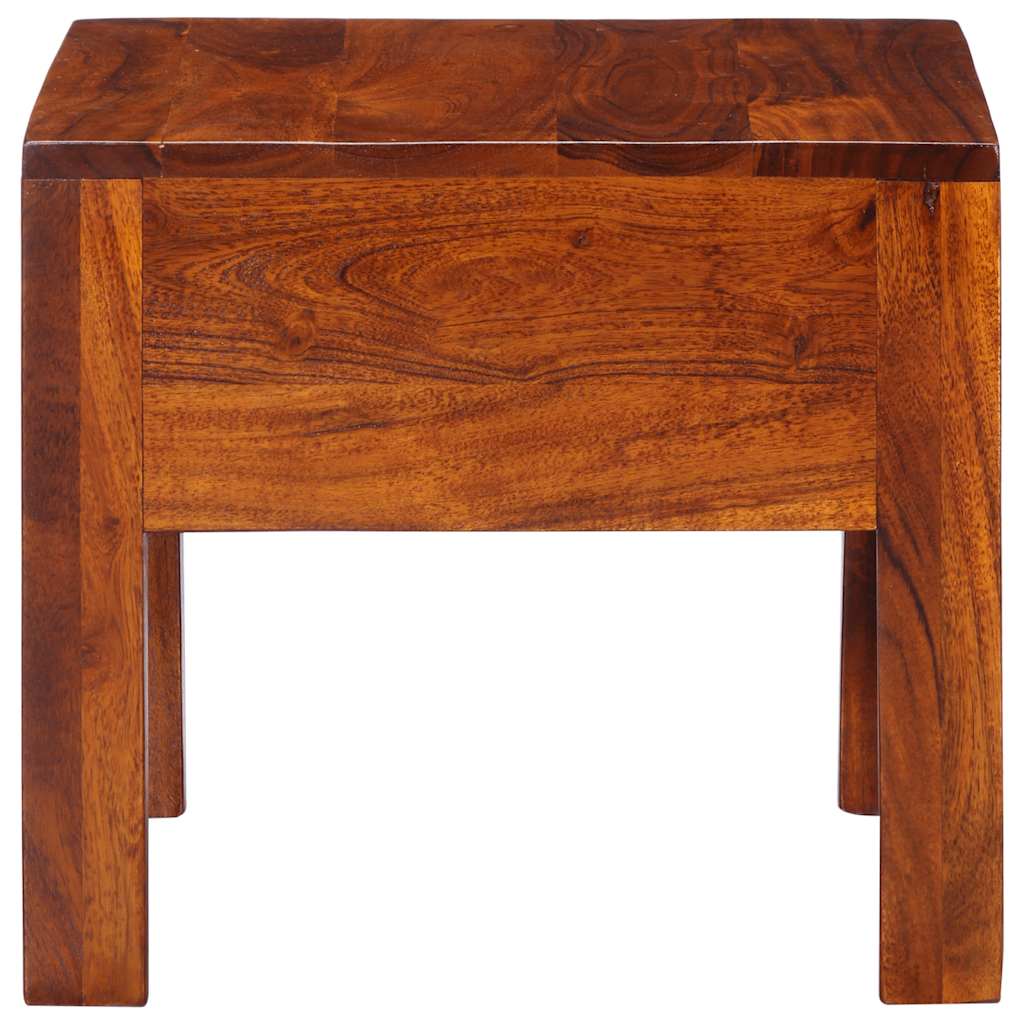 Table de chevet 40x40x36 cm bois d'acacia massif