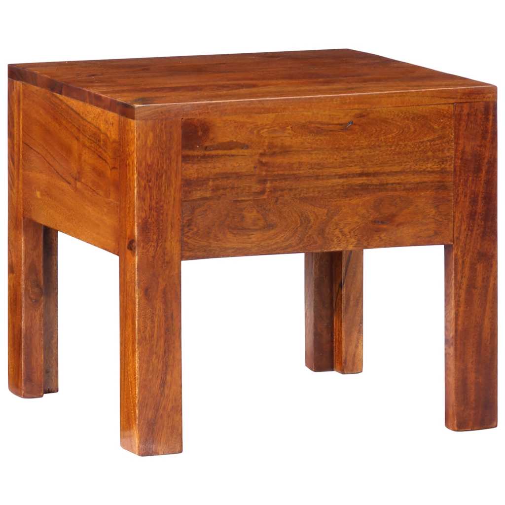 Table de chevet 40x40x36 cm bois d'acacia massif