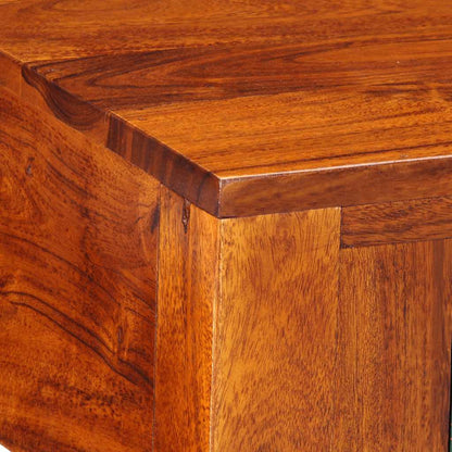 Table de chevet 40x40x36 cm bois d'acacia massif