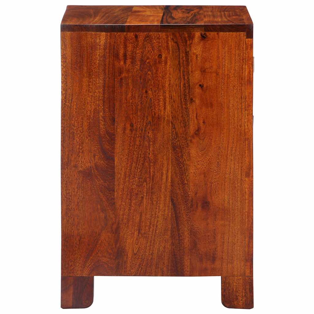 Table de chevet 40x40x60 cm bois d'acacia massif