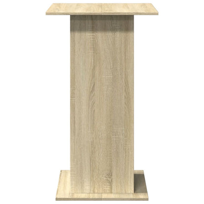 Table de bar avec rangement chêne sonoma bois d'ingénierie