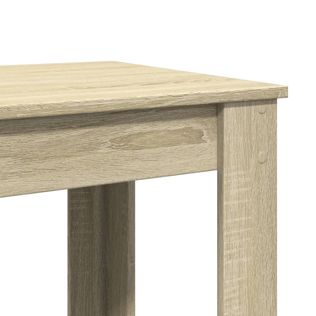 Table de bar chêne sonoma 51x50x103,5 cm bois d'ingénierie