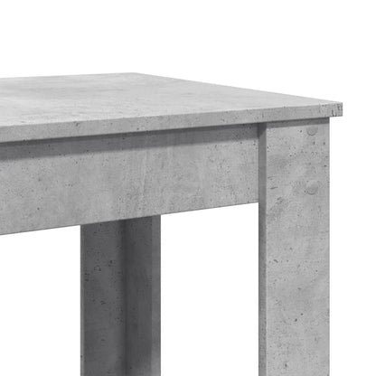 Table de bar gris béton 51x50x103,5 cm bois d'ingénierie