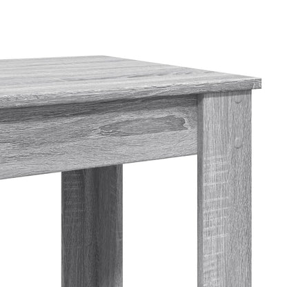 Table de bar sonoma gris 51x50x103,5 cm bois d'ingénierie