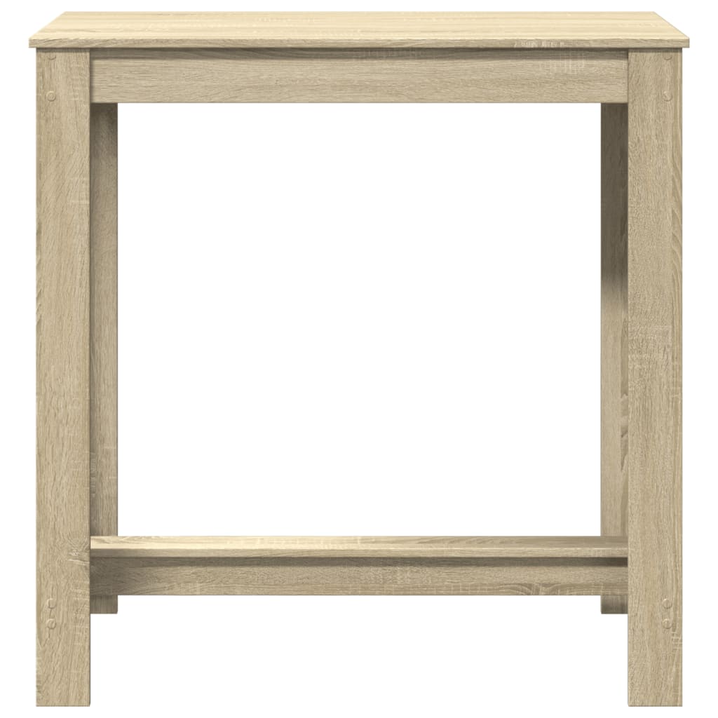 Table de bar chêne sonoma 102x50x103,5 cm bois d'ingénierie