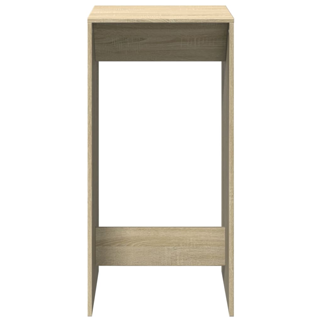 Table de bar chêne sonoma 51x50x103,5 cm bois d'ingénierie