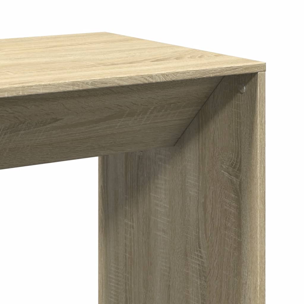 Table de bar chêne sonoma 51x50x103,5 cm bois d'ingénierie