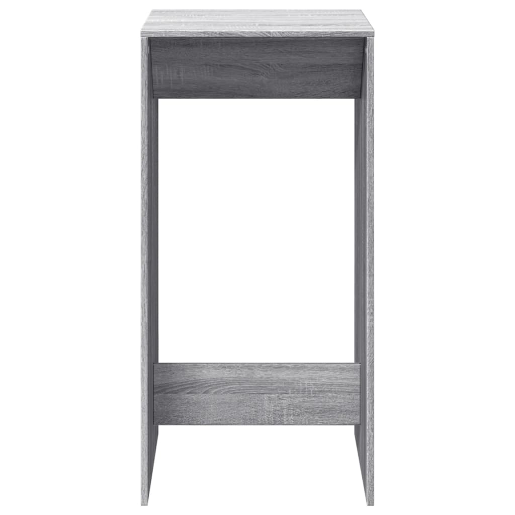 Table de bar sonoma gris 51x50x103,5 cm bois d'ingénierie