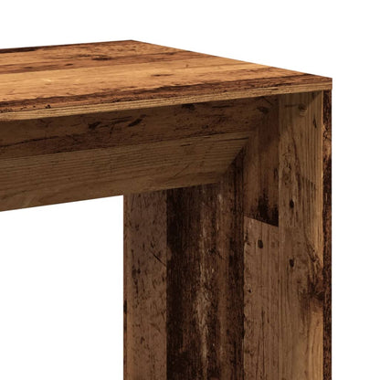 Table de bar vieux bois 51x50x103,5 cm bois d'ingénierie