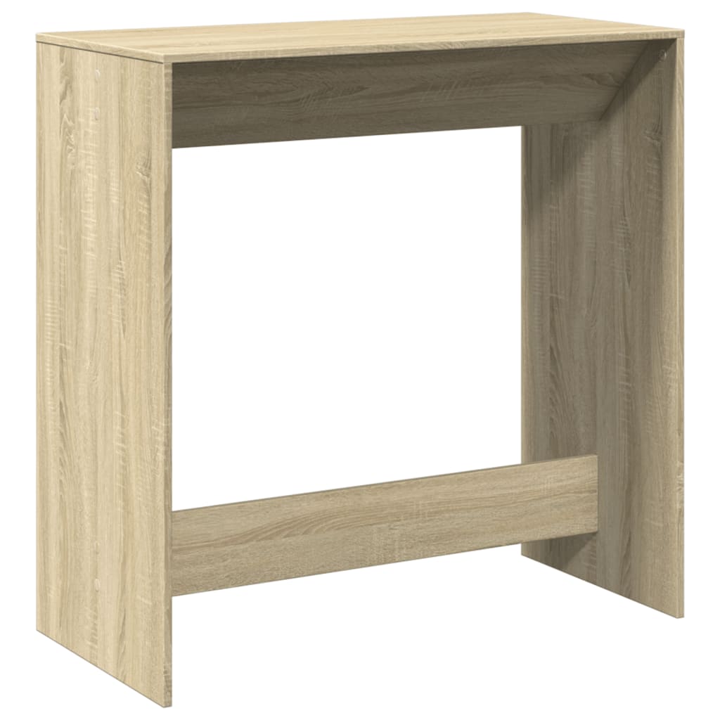 Table de bar chêne sonoma 102x50x103,5 cm bois d'ingénierie