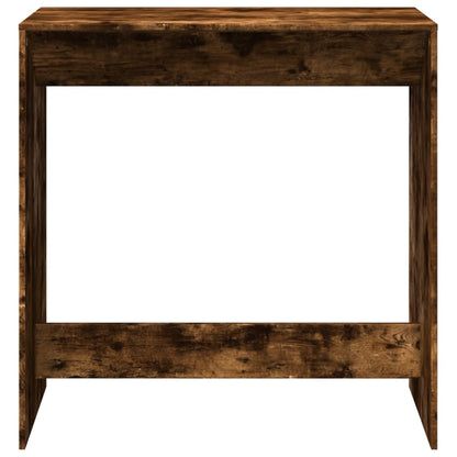 Table de bar chêne fumé 102x50x103,5 cm bois d'ingénierie