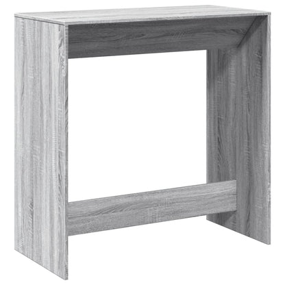 Table de bar sonoma gris 102x50x103,5 cm bois d'ingénierie