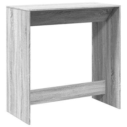 Table de bar sonoma gris 102x50x103,5 cm bois d'ingénierie