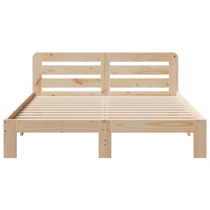 Cadre de lit sans matelas 120x190 cm bois de pin massif