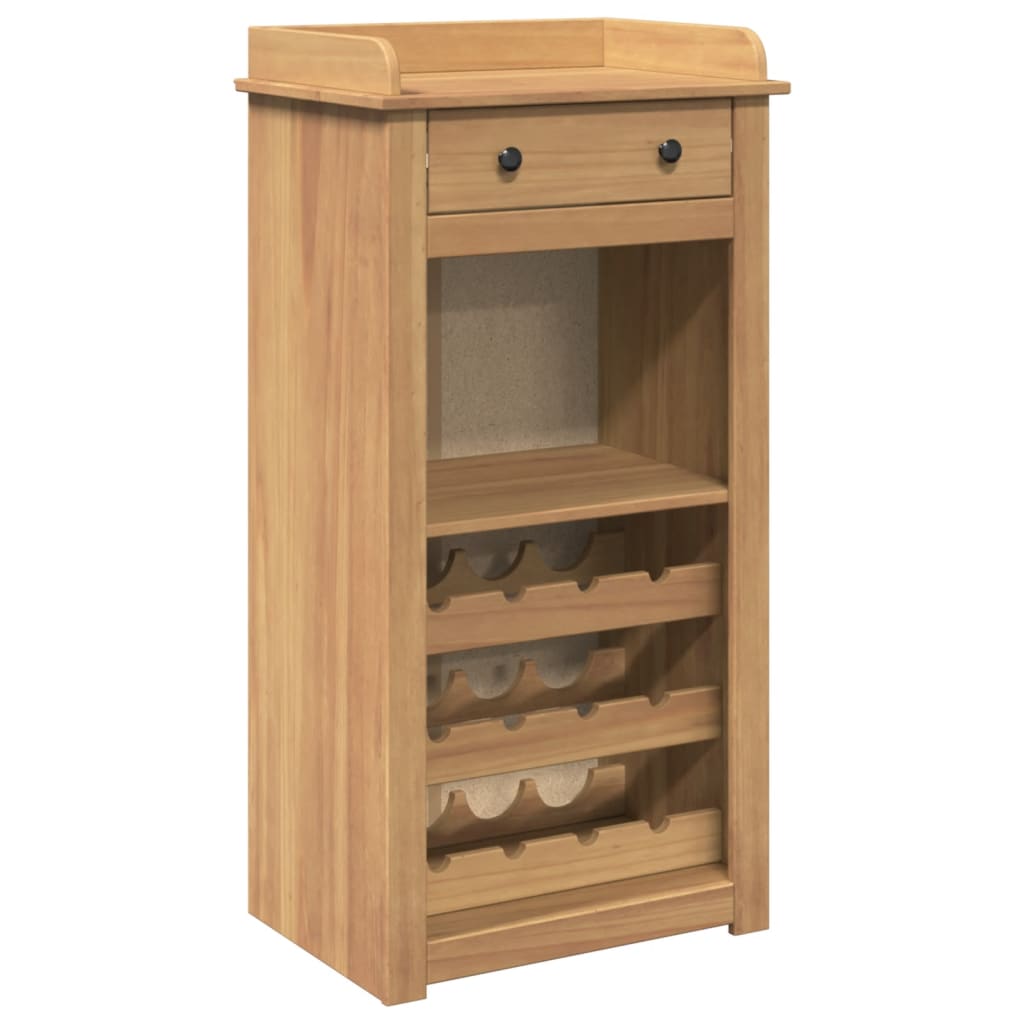 Armoire à vin Panama 57x40x111,5 cm bois de pin massif