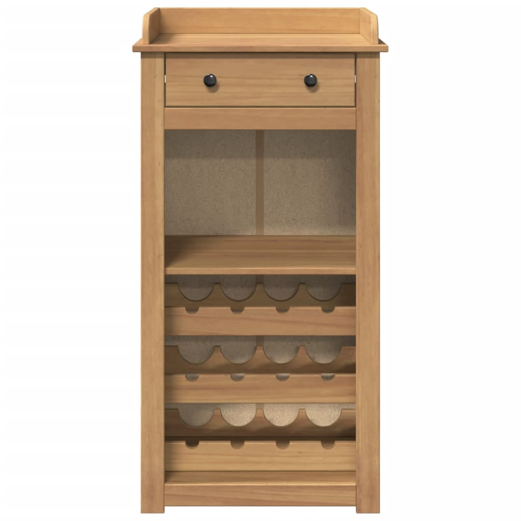 Armoire à vin Panama 57x40x111,5 cm bois de pin massif