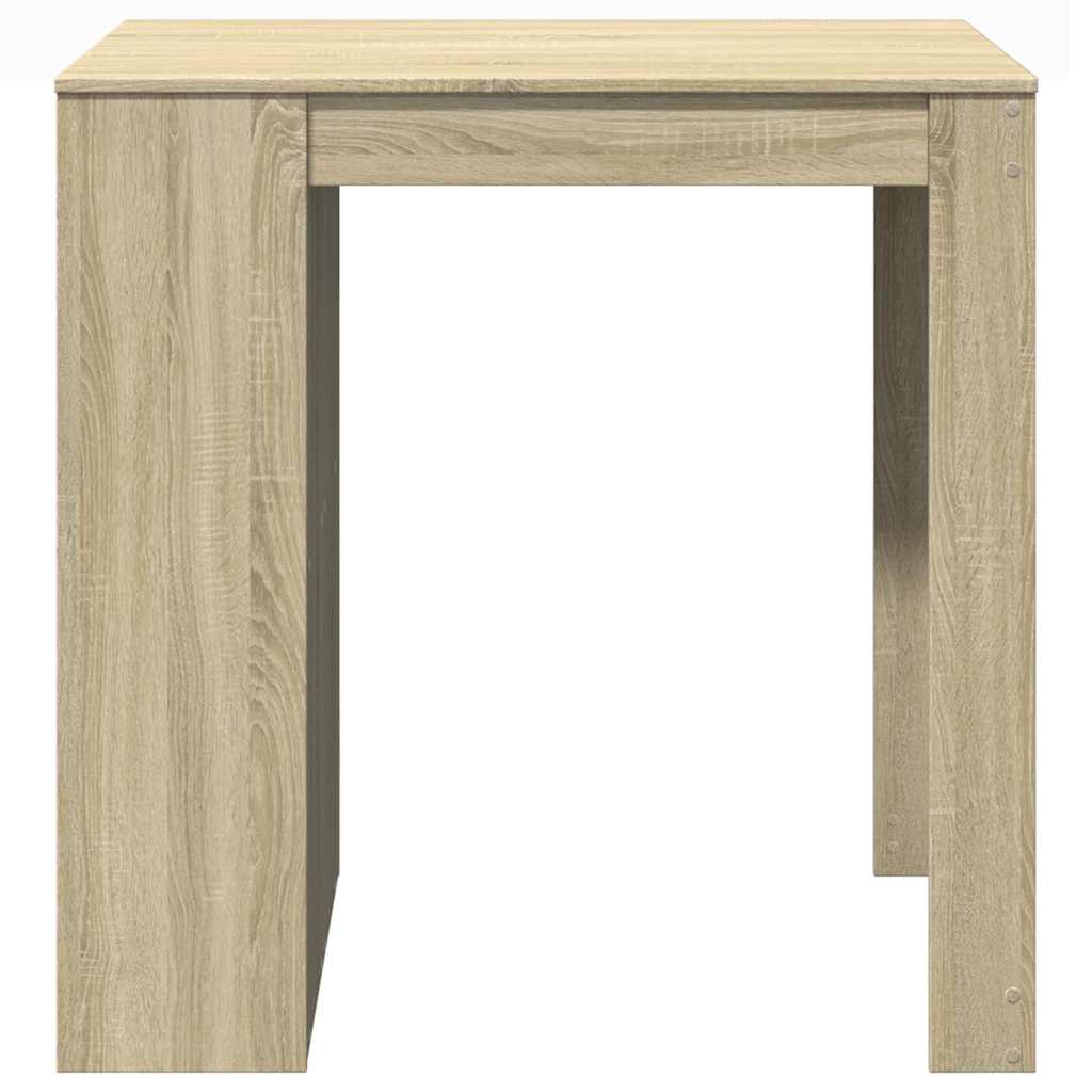 Table de bar chêne sonoma 102x70x103,5 cm bois d'ingénierie