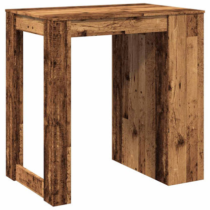 Table de bar vieux bois 102x70x103,5 cm bois d'ingénierie