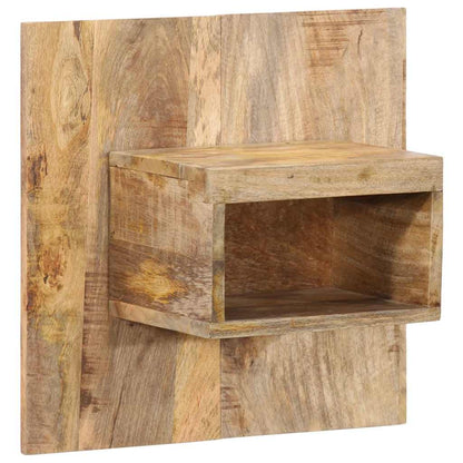 Table de chevet 50x27x50 cm bois massif de manguier brut