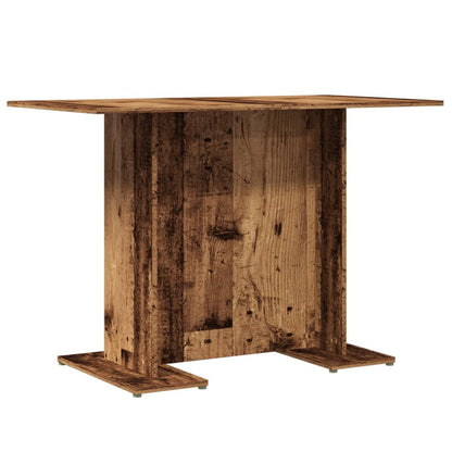 Table à manger vieux bois 110 x 60 x 75 cm bois ingénierie