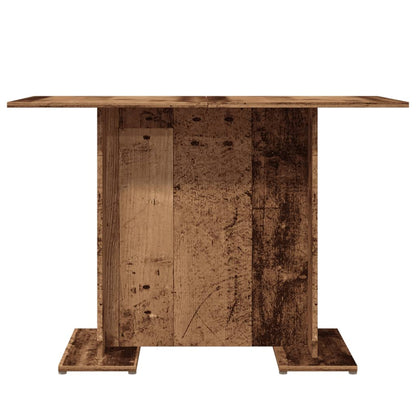 Table à manger vieux bois 110 x 60 x 75 cm bois ingénierie