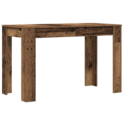 Table à manger vieux bois 120x60x76 cm bois d'ingénierie