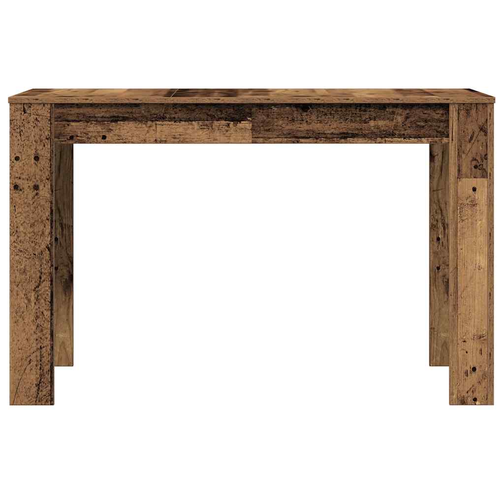 Table à manger vieux bois 120x60x76 cm bois d'ingénierie